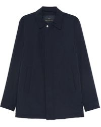 Paul & Shark - X Loro Piana Cappotto Con Tasche A Filetto E Bottoni - Lyst