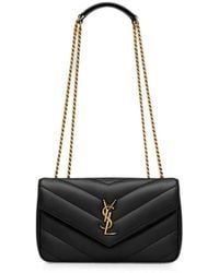 Saint Laurent - Small Loulou Quilted Leather Shoulder Bag - Lyst