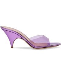 Gianvito Rossi - Metallische Sofia Sandalen - Lyst