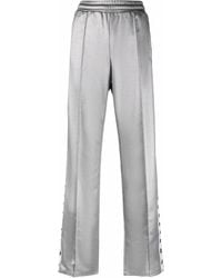 Golden Goose - Logo-tape Straight-leg Trousers - Lyst