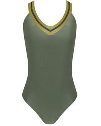 Lygia & Nanny - Maillot De Bain À Col V - Lyst
