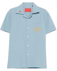 Vision Of Super - Logo-Embroidered Shirt - Lyst