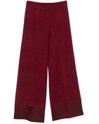 Twinset - Block-Panel Trousers - Lyst