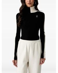 Patrizia Pepe - Ribbed-Knit Roll-Neck Sweater - Lyst