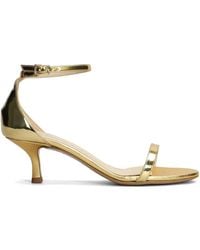 Fabio Rusconi - 55Mm Patent-Leather Sandals - Lyst