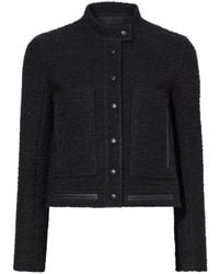 Proenza Schouler - Alice Press-Stud Tweed Jacket - Lyst