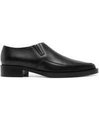 Fabiana Filippi - Pointed-toe Leather Loafers - Lyst