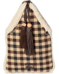 Miu Miu - Checked -Pattern Shoulder Bag - Lyst