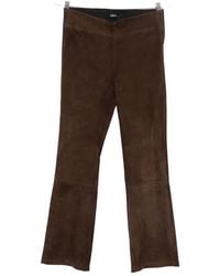 Arma - Suede Trousers - Lyst