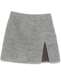 ANDAMANE - Mini-Rok Met Split - Lyst