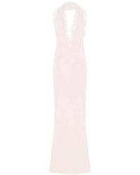 16Arlington - Malena Lace-Trimmed Satin Dress - Lyst
