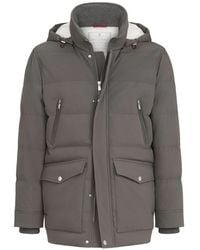 Brunello Cucinelli - Gewatteerd Jack Met Capuchon - Lyst