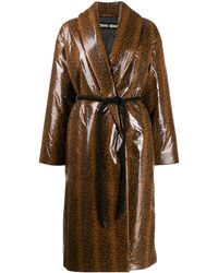 Ienki Ienki Oversized Robe Coat - Brown