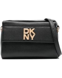 DKNY - Logo-Lettering Cross Body Bag - Lyst