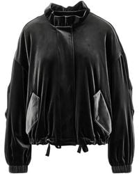 Emporio Armani - Chenille Blouson Jacket - Lyst