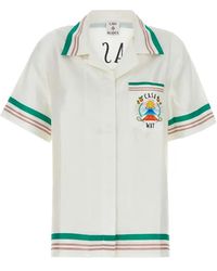 CASABLANCA - Gradient-Effect Heart-Monogram Shirt - Lyst