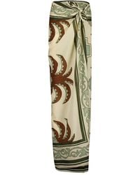 Johanna Ortiz - Equestrian Palm-Tree Print Pareo - Lyst