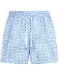Fedeli - Turtle-Print Swim Shorts - Lyst