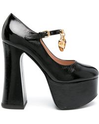 Moschino - Mary Janes Chain & Heart 140mm - Lyst