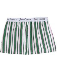 Juicy Couture - Striped Logo-Waistband Pajama Bottoms - Lyst