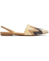 Castañer - Berta Chevron-Patterned Slingback Espadrilles - Lyst