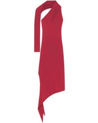 Courreges - Slash Crepe Maxi Dress - Lyst