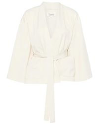Psophia - Chaqueta Oversize Con Cinturón - Lyst
