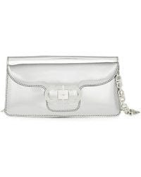 Ferragamo - Clutch Mini Con Decorazione - Lyst