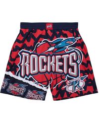 Mitchell & Ness - X Nba Houston Rockets Jumbotron 2.0 Sublimated Shorts - Lyst