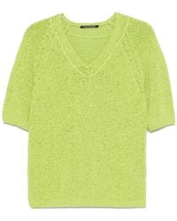 Luisa Cerano - Pullover Mit V-Ausschnitt - Lyst