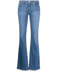 PAIGE - Low-rise Flared Jeans - Lyst