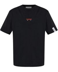 Iceberg - T-Shirt mit Logo-Stickerei - Lyst