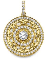 Buddha Mama - Mandala Diamond Pendant - Lyst