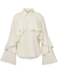 Veronica Beard - ベルスリーブ ブラウス - Lyst