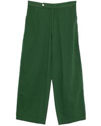 BAZISZT - Corniche Pom-Pom Trim Trousers - Lyst