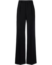 Saint Laurent - ハイウエスト ワイドパンツ - Lyst