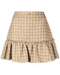Twinset - Bouclé-Rock in A-Linie - Lyst