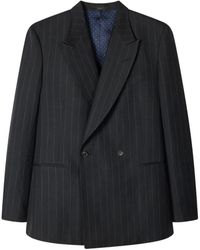 Paul Smith - Pinstripe Double-Breasted Blazer - Lyst