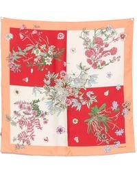 Mantero 1902 - Floral-Print Silk Scarf - Lyst