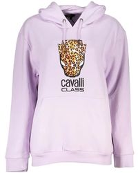 Roberto Cavalli - Leopard-Head Print Hoodie - Lyst