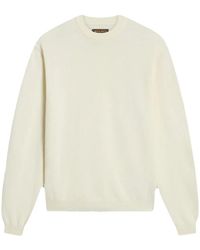 Woolrich - Pull En Laine À Col Rond - Lyst