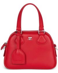 Courreges Ac スタッズ ボウラーバッグ ブラック | Lyst