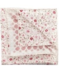 Elizabetta - Italo Floral-Print Pocket Square - Lyst