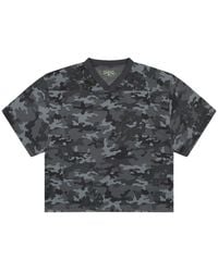 DENIM TEARS - Camouflage Wreath Mesh T-Shirt - Lyst