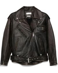 McQueen - Leather Jacket - Lyst