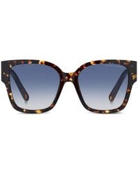Marc Jacobs - Tortoiseshell-Effect Square-Frame Sunglasses - Lyst