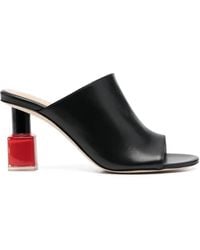 Loewe - Verzierte Pantoletten Nail Polish aus Leder - Lyst