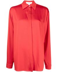 Michael Kors - Pointed-Collar Long-Sleeve Shirt - Lyst