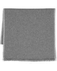 Brunello Cucinelli - Fringed-Edge Cashmere Scarf - Lyst