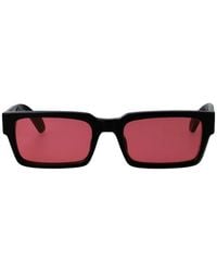 Off-White c/o Virgil Abloh - Huntington Rectangle-Frame Sunglasses - Lyst